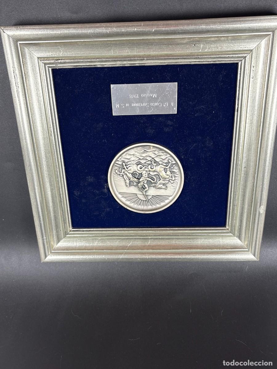 Militaria: Rara medalla conmemorativa de los ejercicios de Marina del ministerio de la guerra marina italiana