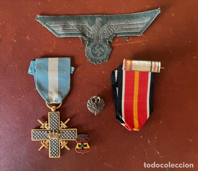 Militaria: Lote Divisi&oacute;n Azul Espa&ntilde;ola