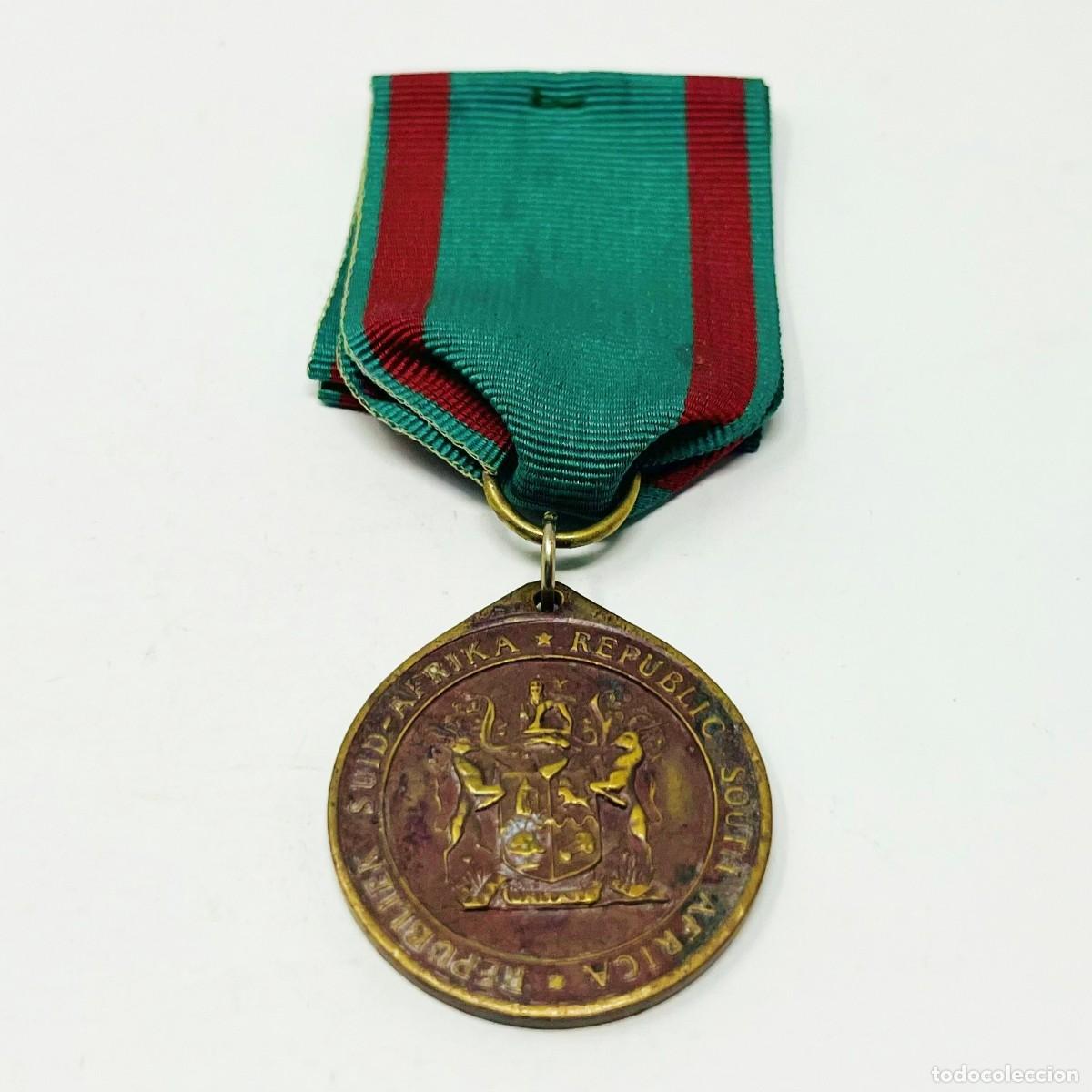 Militaria: Medalla Rep&uacute;blica de Sud&aacute;frica 1961 &ndash; South Africa Republic Medal &ndash; SADF Polic&iacute;a Prisiones
