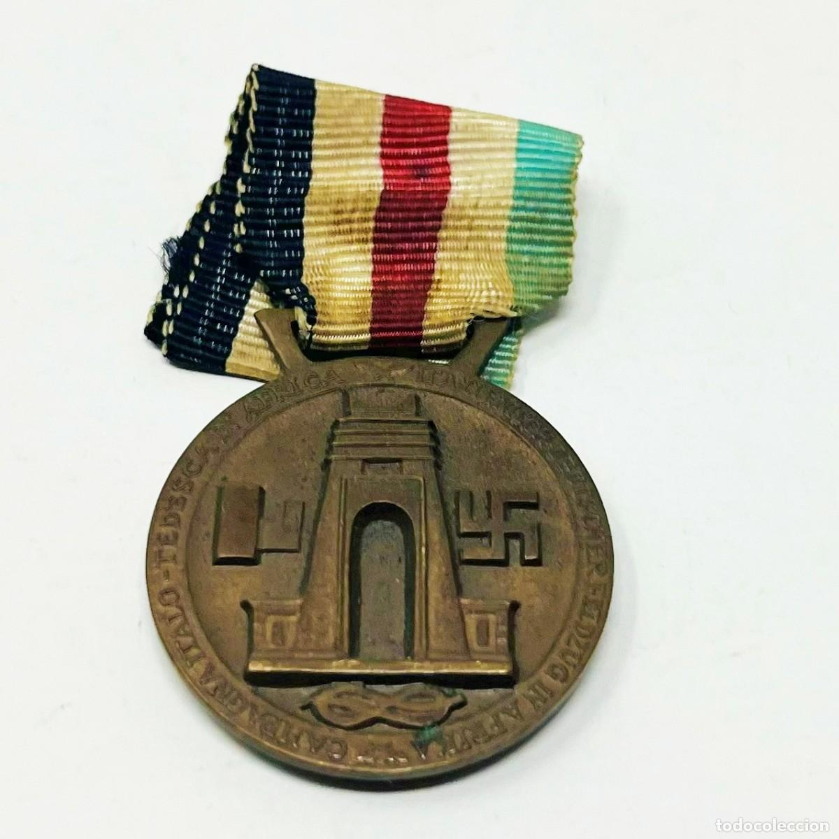 Militaria: Medalla de la Campa&ntilde;a Italo-Alemana en &Aacute;frica (1942) &ndash; Afrika Korps y Fuerzas Italianas