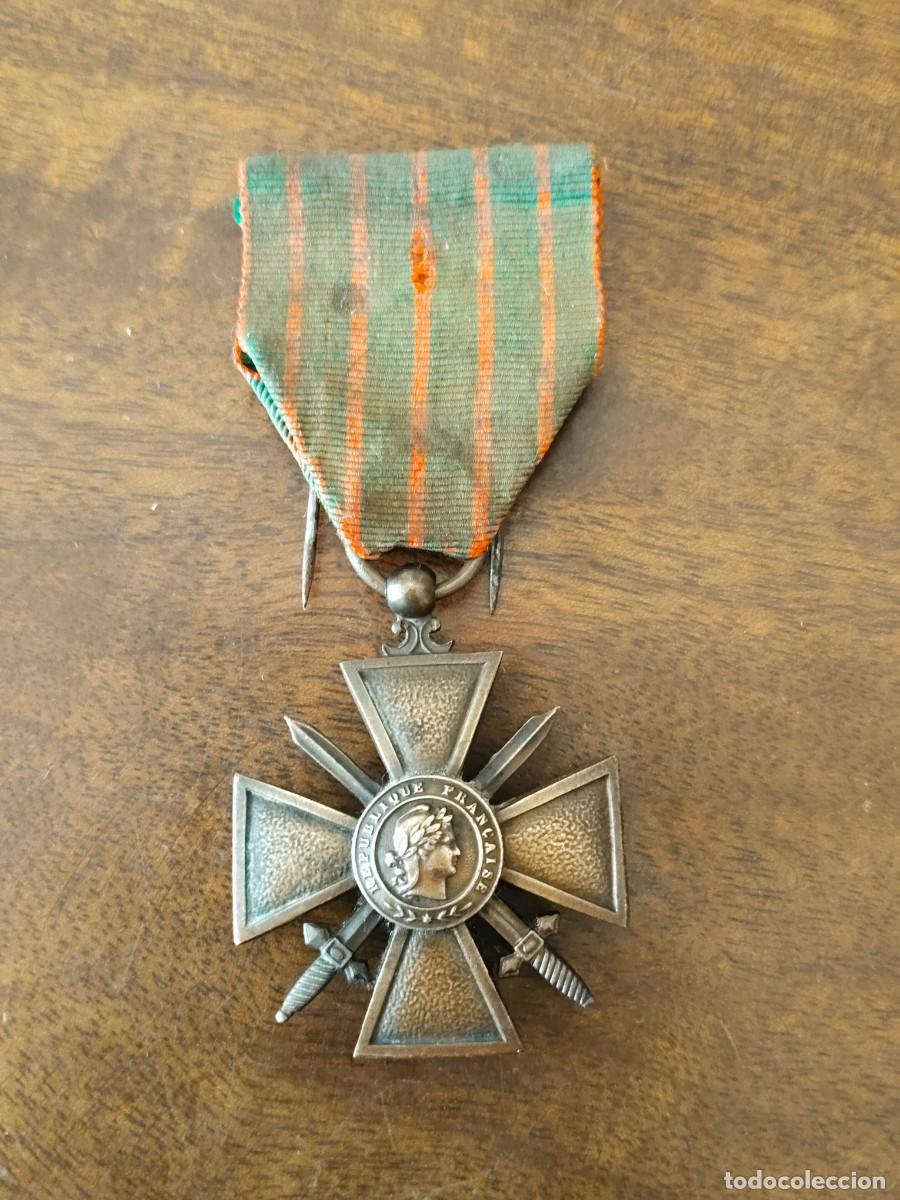 Militaria: Francia. Cruz de Guerra Primera Guerra Mundial 1914-1917. Original.