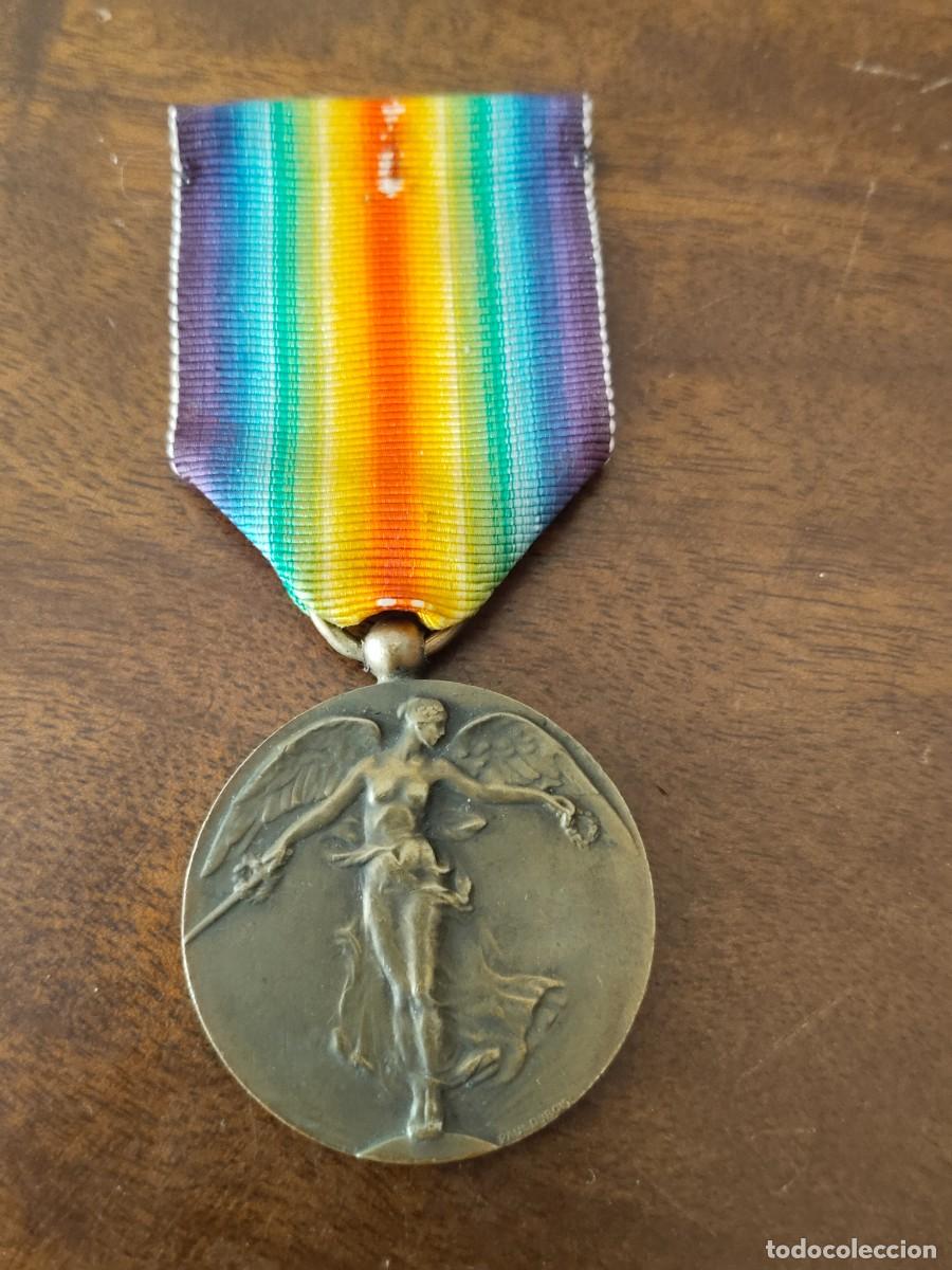 Militaria: B&eacute;lgica. Medalla Interaliada Primera Guerra Mundial. Original.