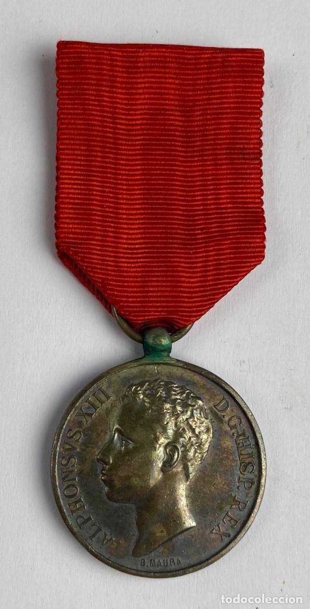 Militaria: Medalla de distinci&oacute;n de de la Jura de Alfonso XIII Original