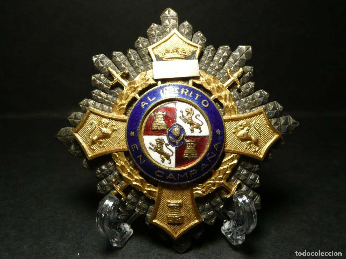 Militaria: Placa Cruz de Guerra - Al M&eacute;rito en Campa&ntilde;a