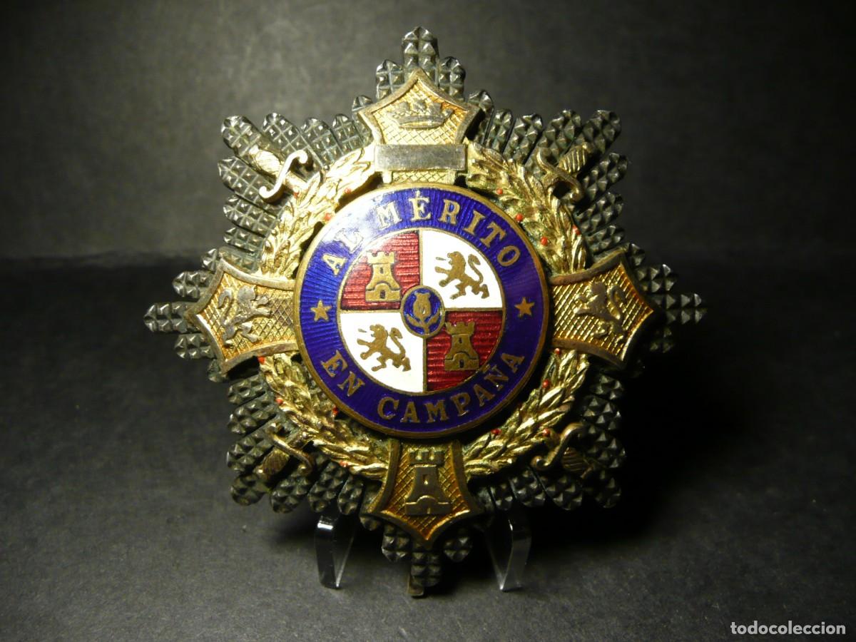 Militaria: Placa Cruz de Guerra - Al M&eacute;rito en Campa&ntilde;a