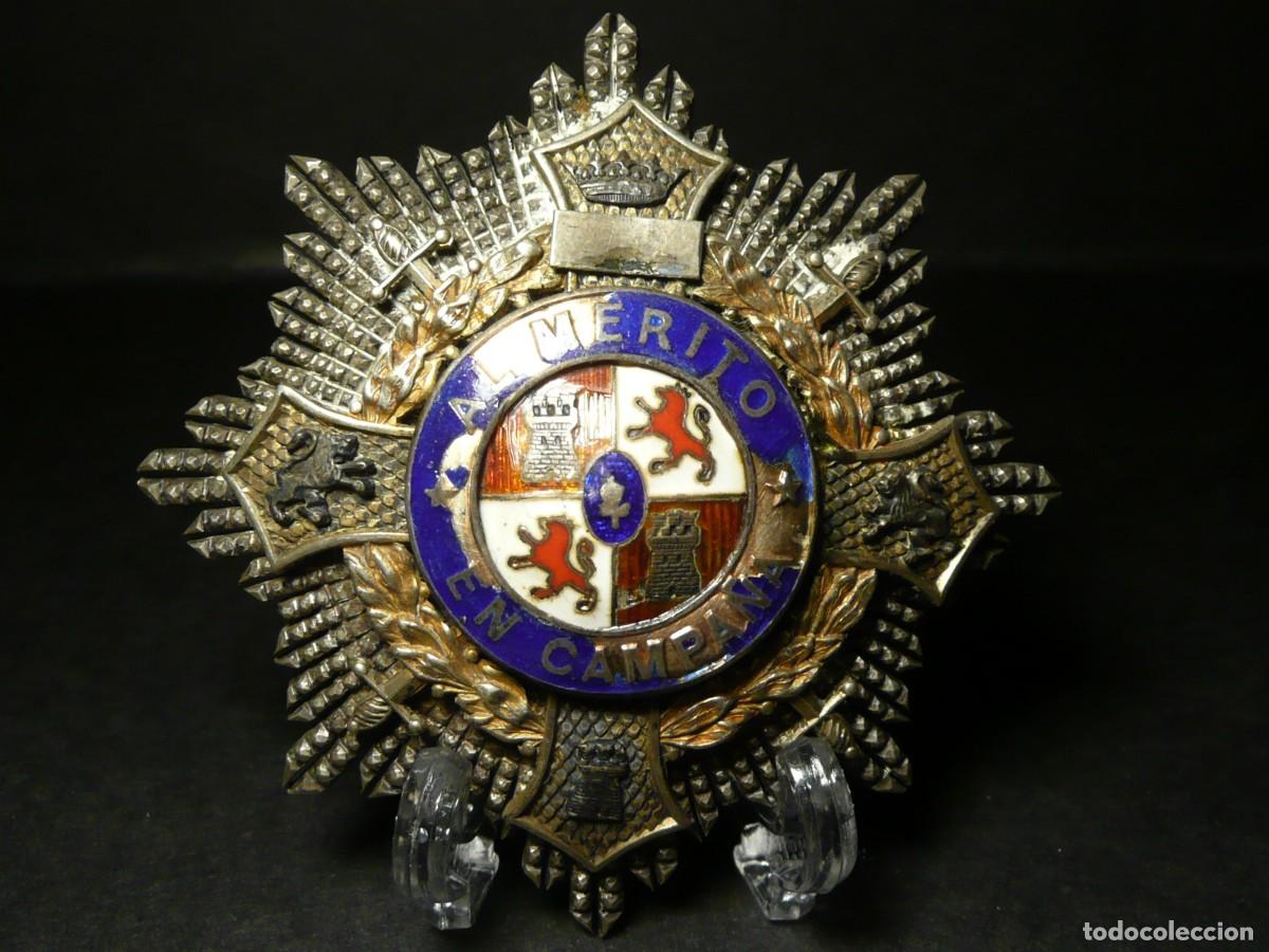 Militaria: Placa Cruz de Guerra - Al M&eacute;rito en Campa&ntilde;a