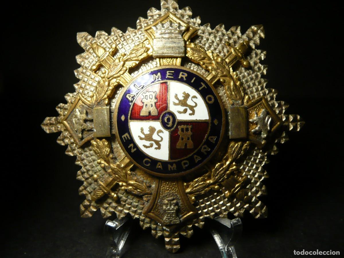 Militaria: Placa Cruz de Guerra - Al M&eacute;rito en Campa&ntilde;a FLANDEZ MADRID