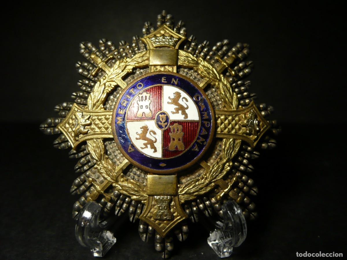 Militaria: Placa Cruz de Guerra - Al M&eacute;rito en Campa&ntilde;a