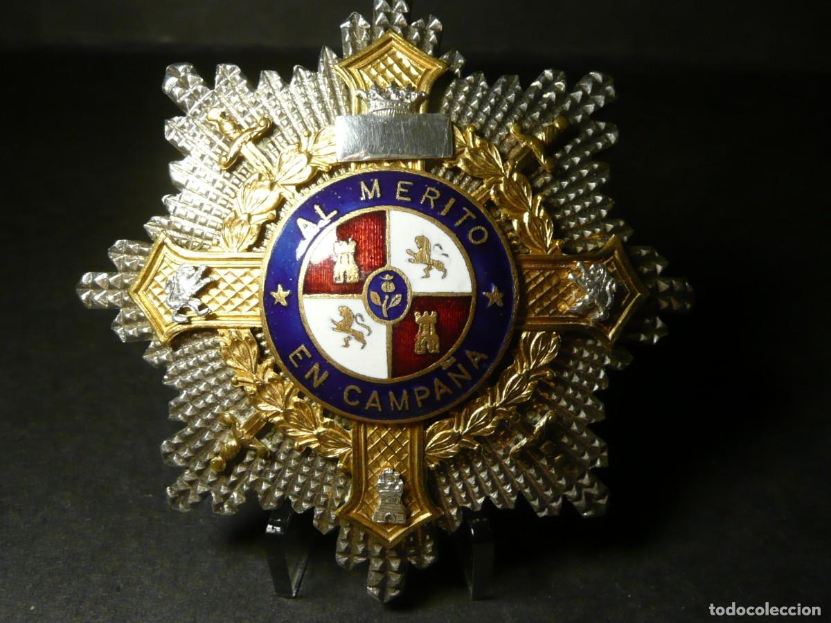 Militaria: Placa Cruz de Guerra - Al M&eacute;rito en Campa&ntilde;a