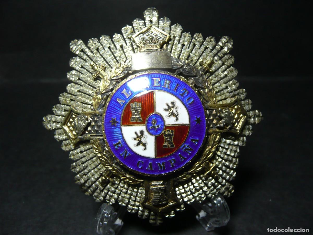 Militaria: Placa Cruz de Guerra - Al M&eacute;rito en Campa&ntilde;a