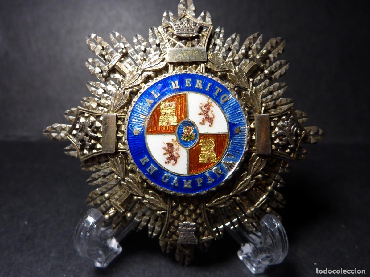 Militaria: Placa Cruz de Guerra - Al M&eacute;rito en Campa&ntilde;a CELADA MADRID