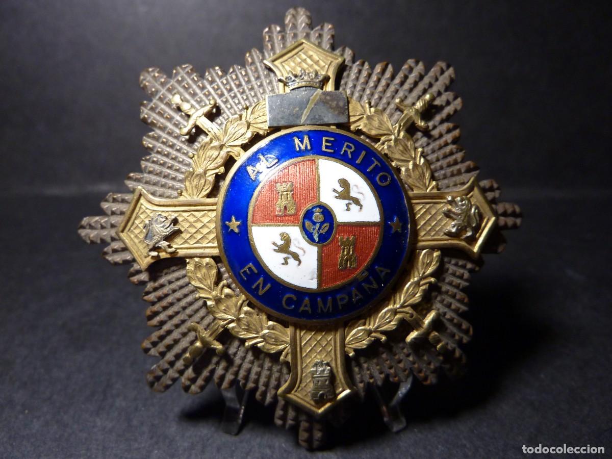 Militaria: Placa Cruz de Guerra - Al M&eacute;rito en Campa&ntilde;a