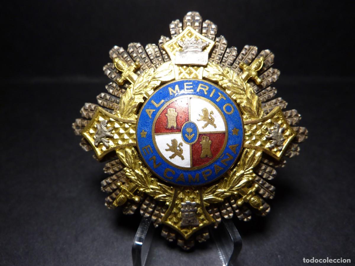 Militaria: Placa Cruz de Guerra - Al M&eacute;rito en Campa&ntilde;a