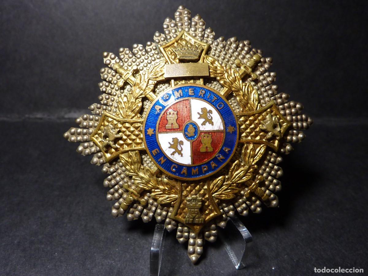 Militaria: Placa Cruz de Guerra - Al M&eacute;rito en Campa&ntilde;a