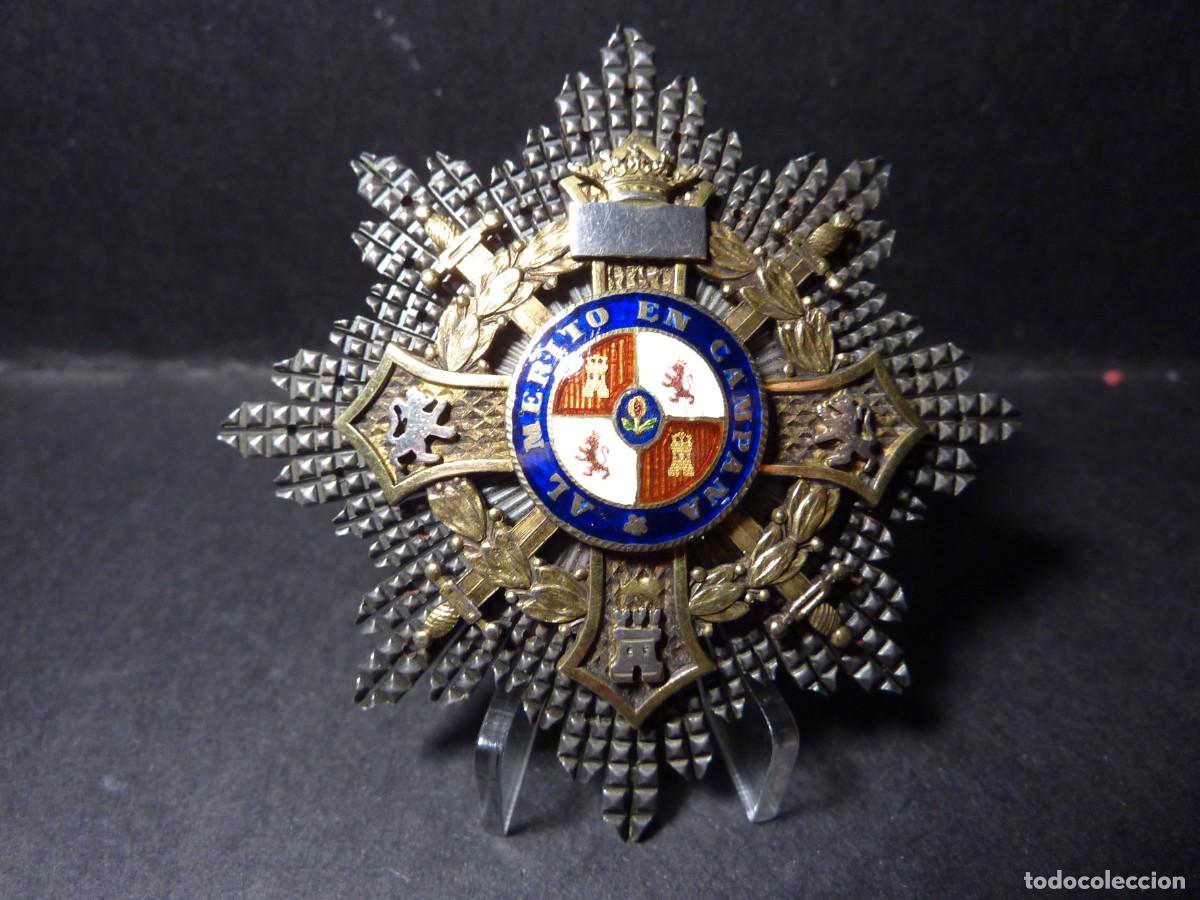 Militaria: Placa Cruz de Guerra - Al M&eacute;rito en Campa&ntilde;a CEJALVO