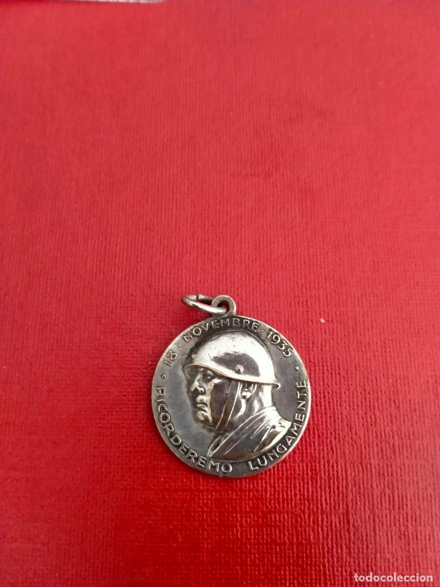 Militaria: medalla militar italiana1935 creo que esplata