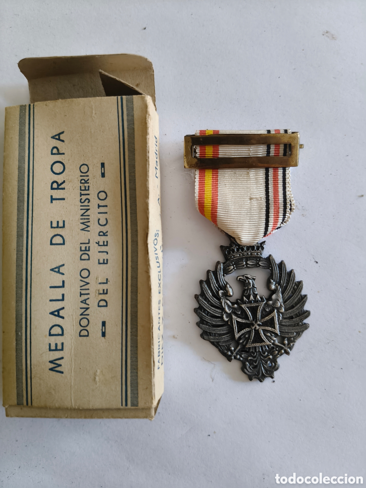Militaria: Medalla disvion azul campa&ntilde;a de rusia 1941