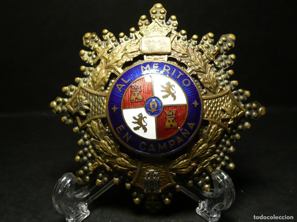 Militaria: Placa Cruz de Guerra - Al M&eacute;rito en Campa&ntilde;a - Vega efectos militares Oviedo