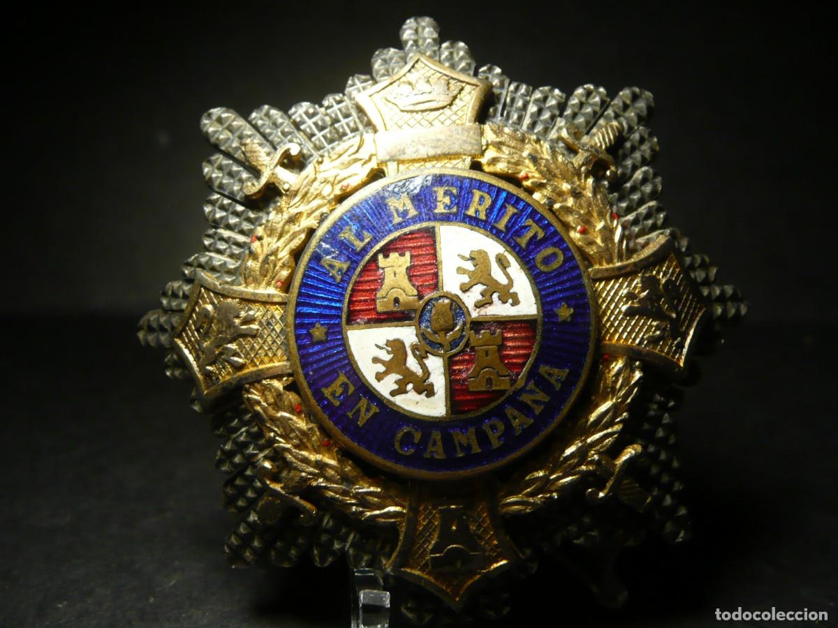 Militaria: Placa Cruz de Guerra - Al M&eacute;rito en Campa&ntilde;a EGANA