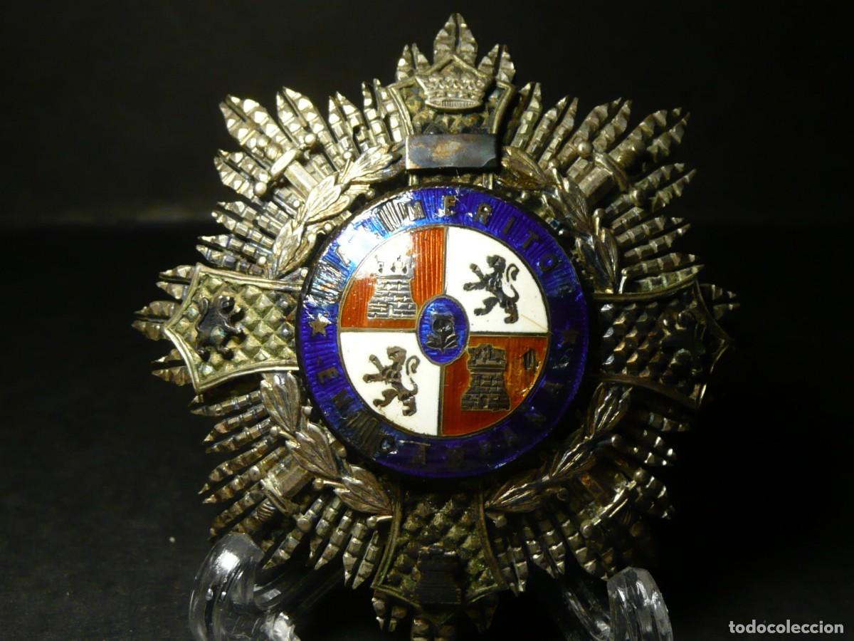 Militaria: Placa Cruz de Guerra - Al M&eacute;rito en Campa&ntilde;a MEDINA MADRIT
