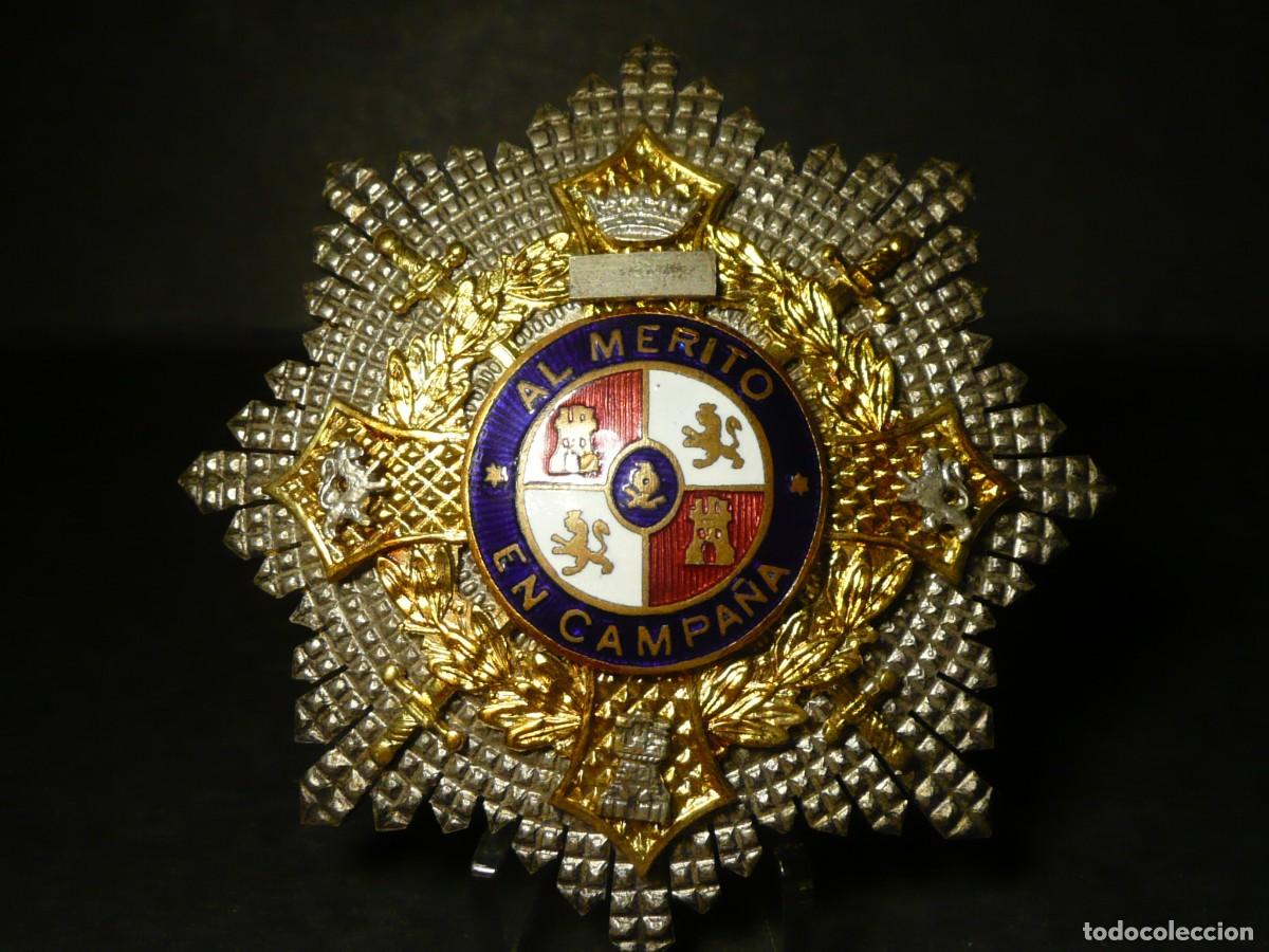 Militaria: Placa Cruz de Guerra - Al M&eacute;rito en Campa&ntilde;a