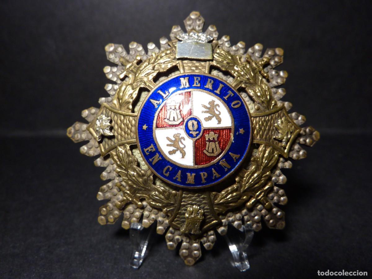Militaria: Placa Cruz de Guerra - Al M&eacute;rito en Campa&ntilde;a