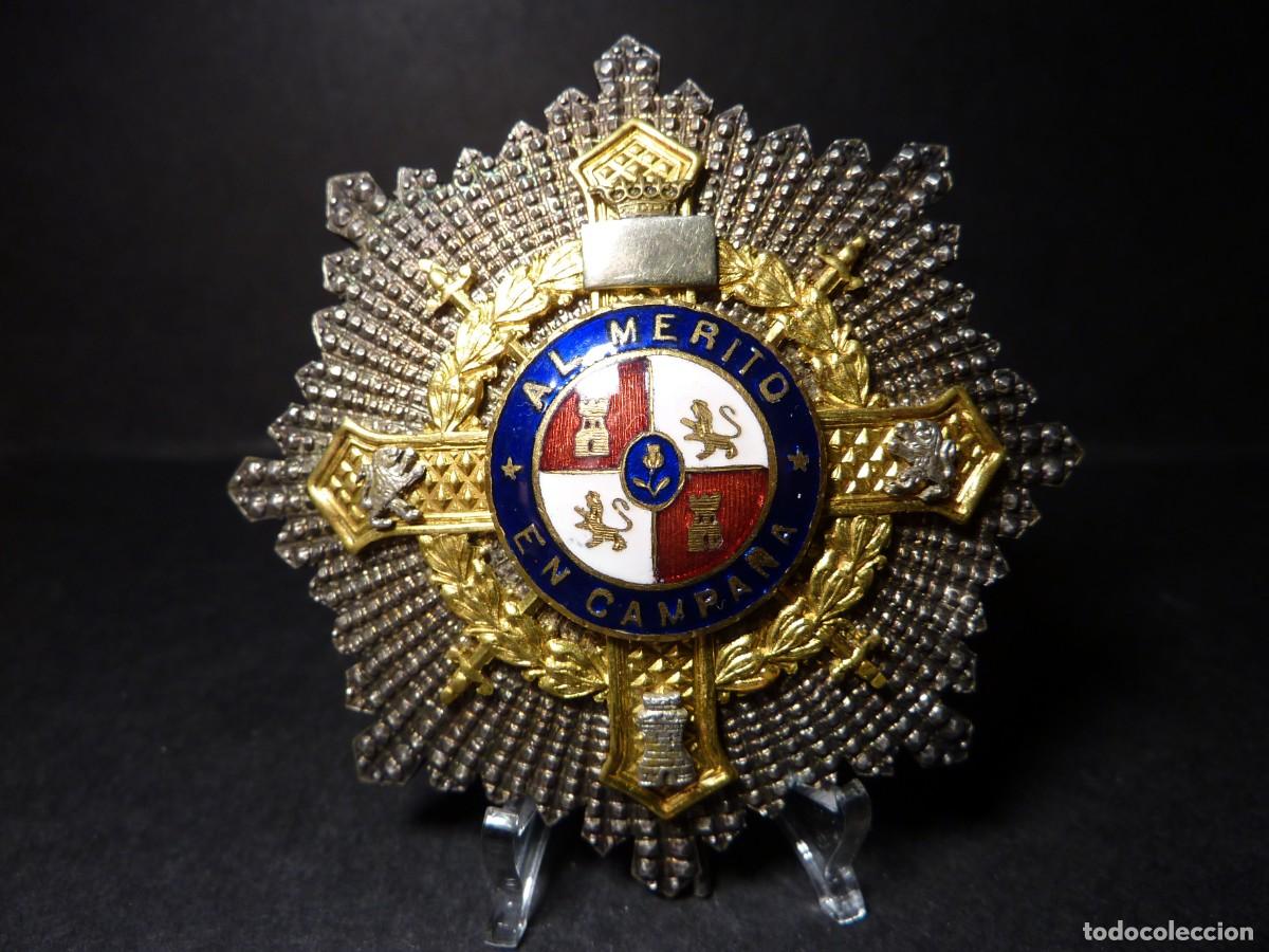 Militaria: Placa Cruz de Guerra - Al M&eacute;rito en Campa&ntilde;a