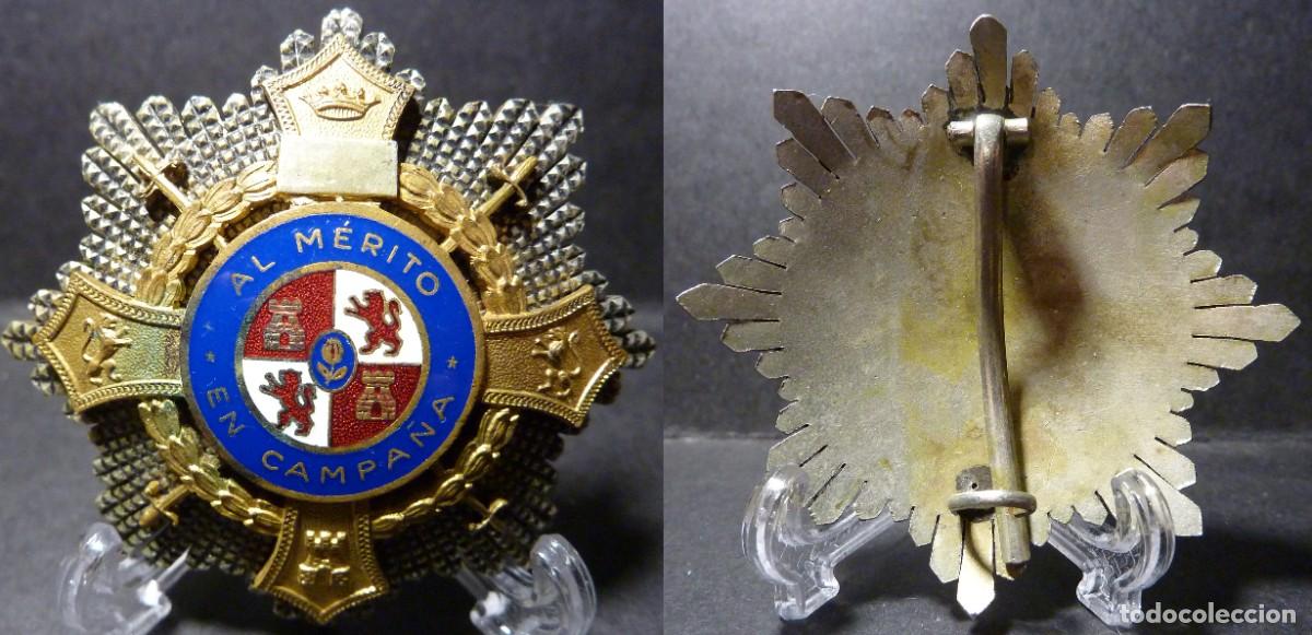 Militaria: Placa Cruz de Guerra - Al M&eacute;rito en Campa&ntilde;a