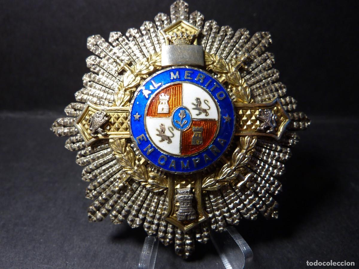 Militaria: Placa Cruz de Guerra - Al M&eacute;rito en Campa&ntilde;a
