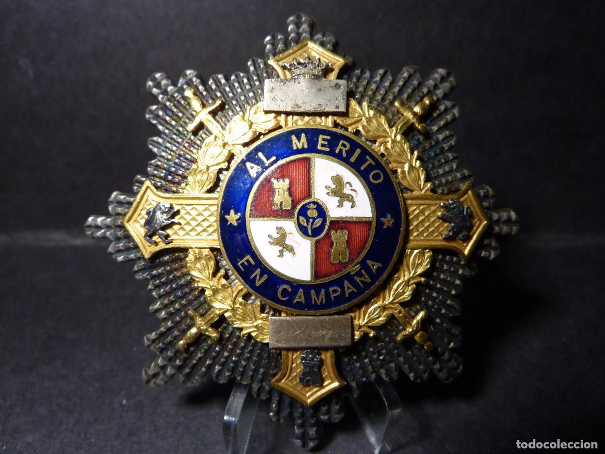 Militaria: Placa Cruz de Guerra - Al M&eacute;rito en Campa&ntilde;a