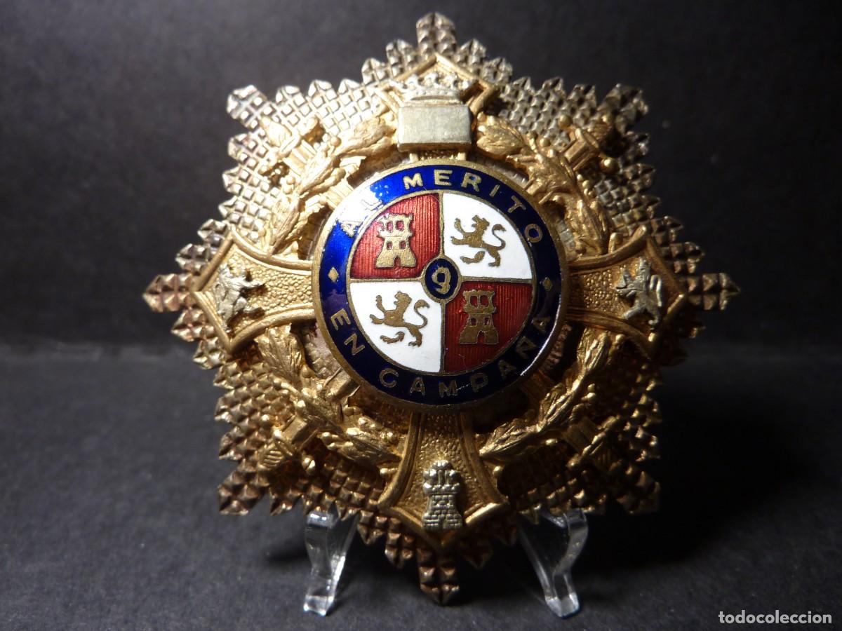 Militaria: Placa Cruz de Guerra - Al M&eacute;rito en Campa&ntilde;a CELADA MADRID
