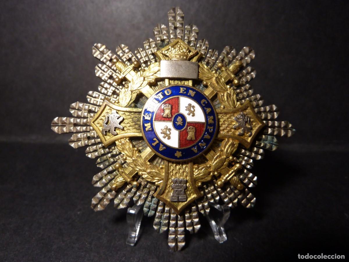 Militaria: Placa Cruz de Guerra - Al M&eacute;rito en Campa&ntilde;a CEJALVO