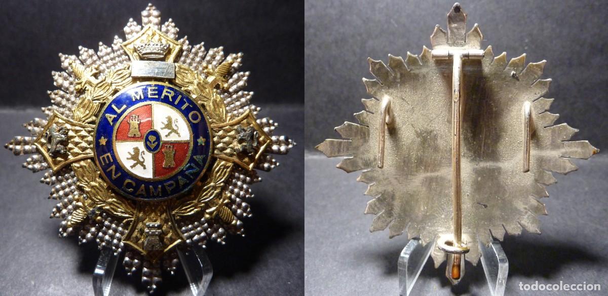 Militaria: Placa Cruz de Guerra - Al M&eacute;rito en Campa&ntilde;a