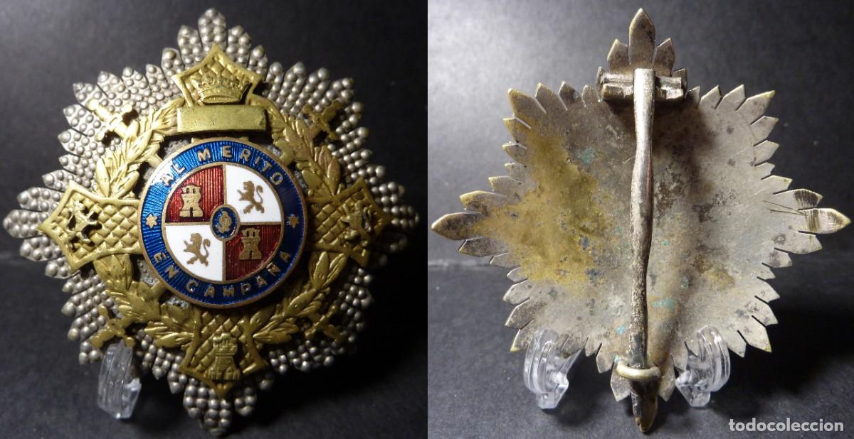 Militaria: Placa Cruz de Guerra - Al M&eacute;rito en Campa&ntilde;a
