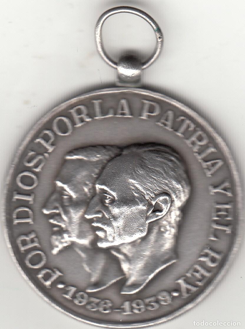 Militaria: MEDALLA CRUZADA 1936-39 - REQUETES TERCIO CARLISTA ( OFICIAL ). / PLATA
