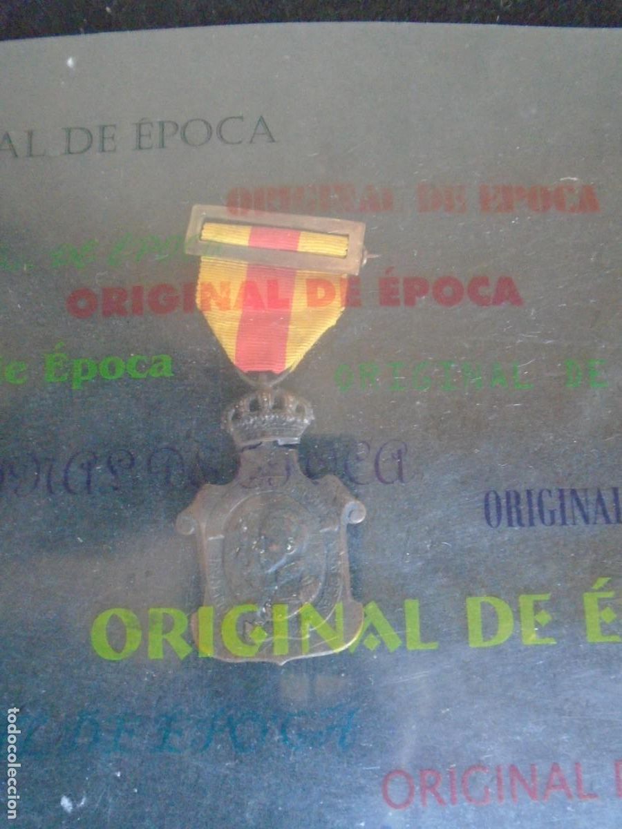 Militaria: (MI-260614)MEDALLA HOMENAJE DE LOS AYUNTAMIENTOS A LOS REYES. TODOS Y TODO POR LA PATRIA. 23-1-1925