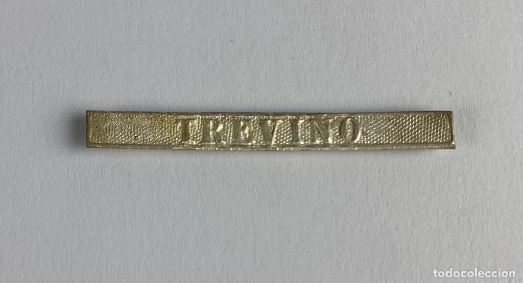Militaria: Pasador TREVI&Ntilde;O de la Medalla de Alfonso XII de 1875 3&ordf; Guerra Carlista
