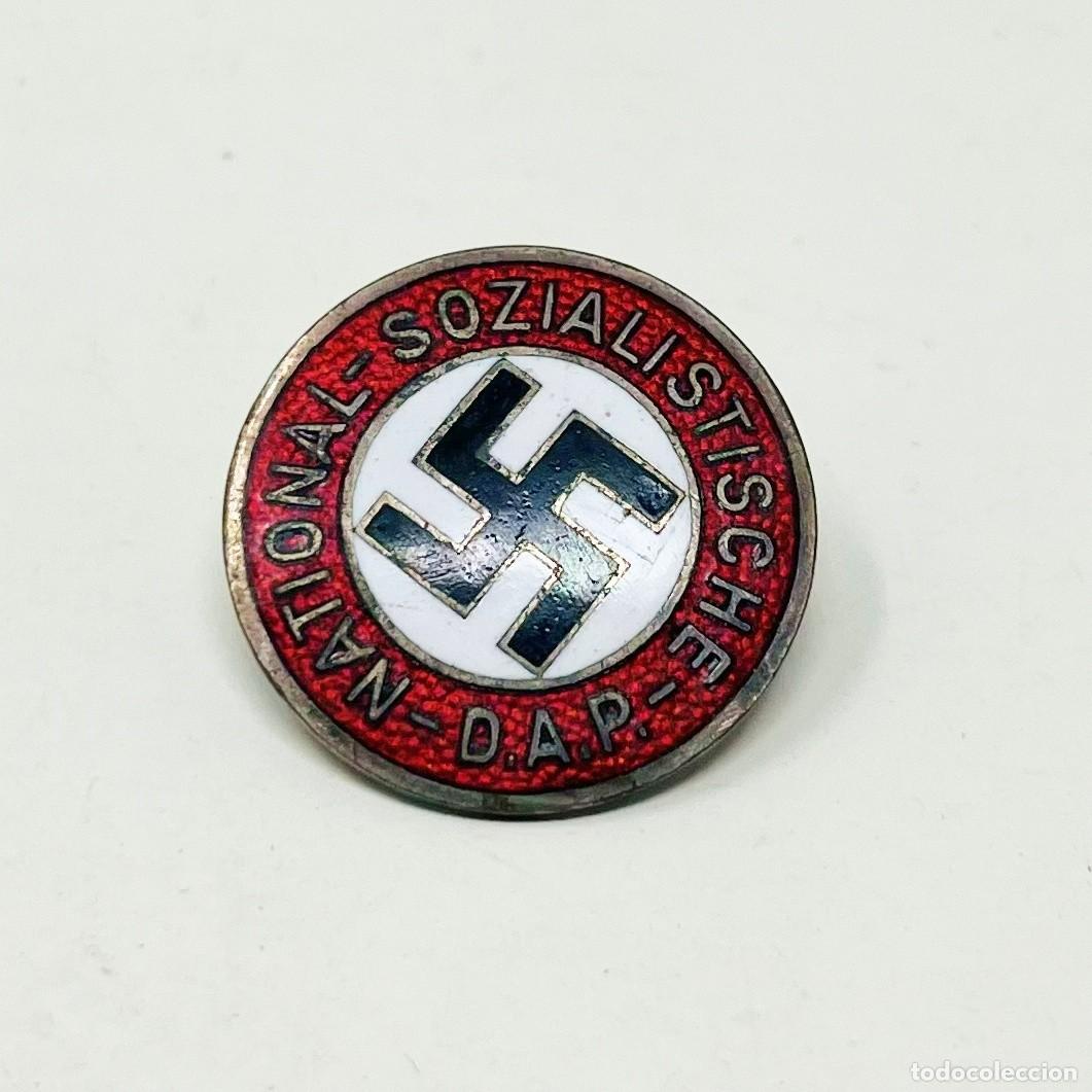 Militaria: Insignia NSDAP Original RZM 72 Franz Zimmermann Stuttgart Variante Transici&oacute;n 1934-1935