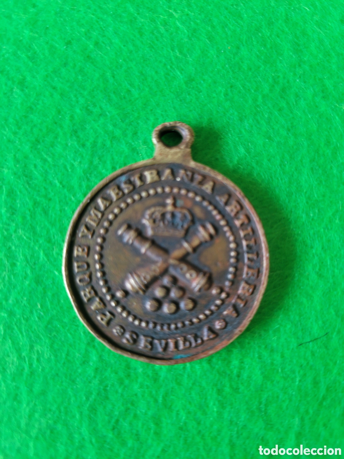 Militaria: MEDALLA O LLAVERO DE PARQUE Y MAESTRANZA ARTILLERIA SEVILLA 1977
