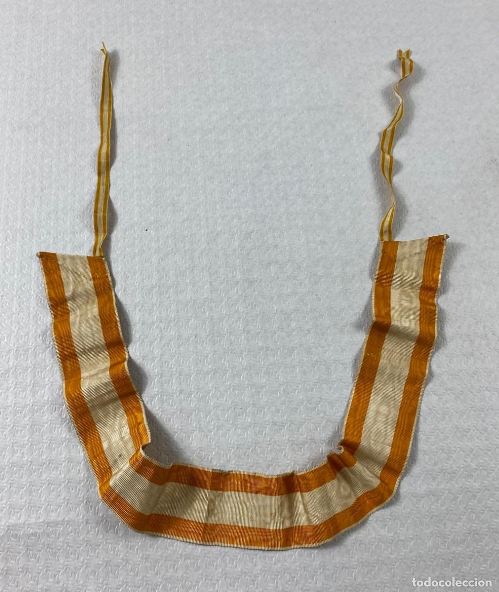 Militaria: Cinta de cuello para antigua condecoraci&oacute;n Espa&ntilde;a inicios del Siglo XX 1