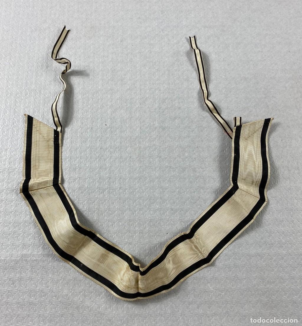 Militaria: Cinta de cuello para antigua condecoraci&oacute;n Espa&ntilde;a inicios del Siglo XX 2