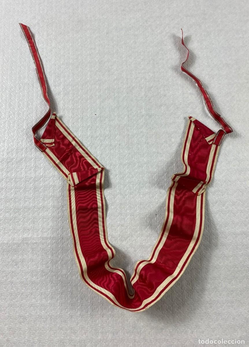 Militaria: Cinta de cuello para antigua condecoraci&oacute;n Espa&ntilde;a inicios del Siglo XX 3