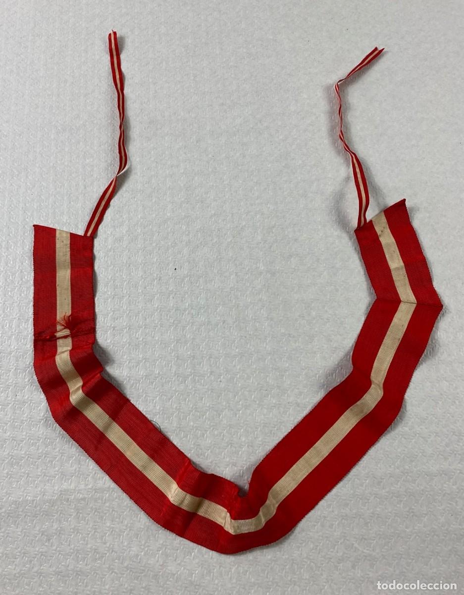 Militaria: Cinta de cuello para antigua condecoraci&oacute;n Espa&ntilde;a inicios del Siglo XX 5