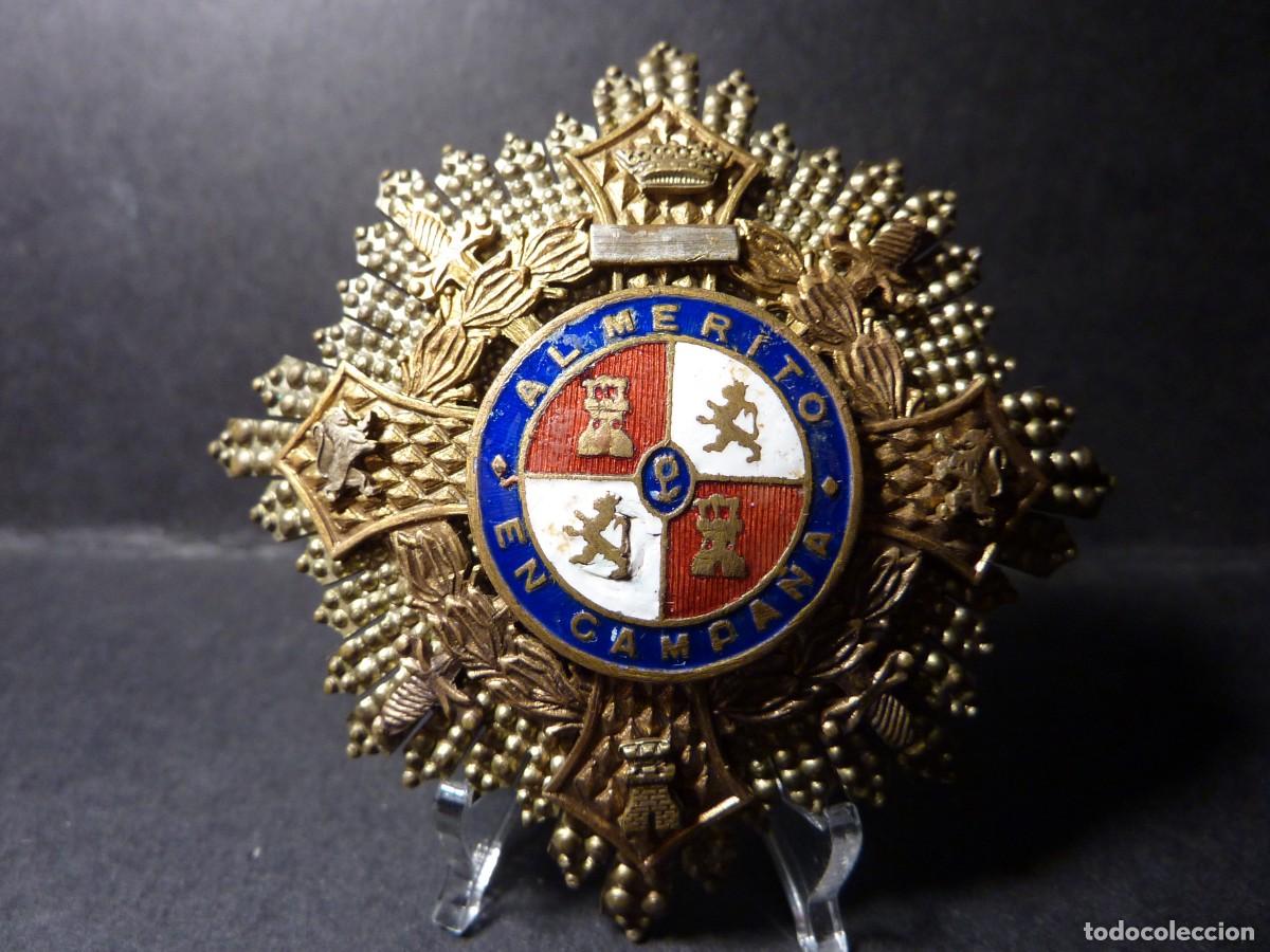 Militaria: Placa Cruz de Guerra - Al M&eacute;rito en Campa&ntilde;a