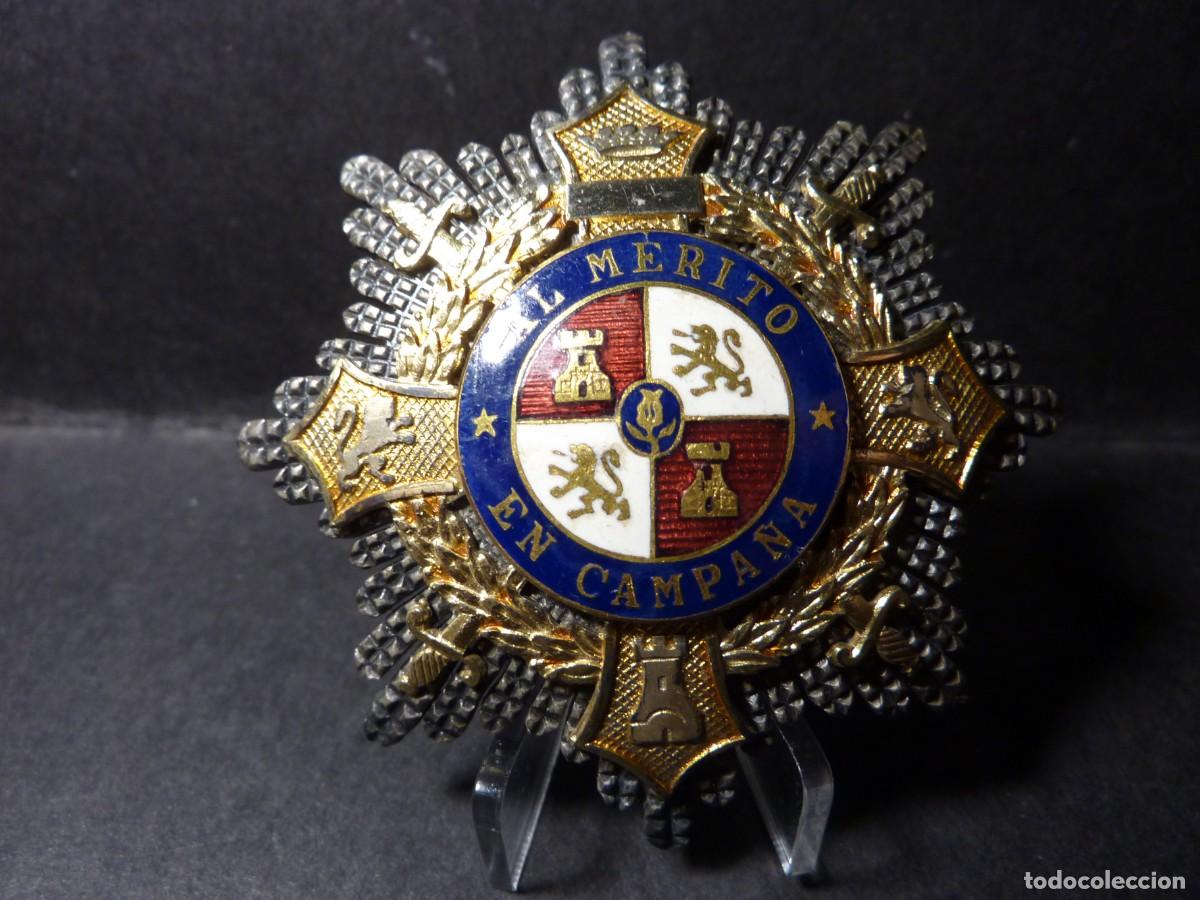 Militaria: Placa Cruz de Guerra - Al M&eacute;rito en Campa&ntilde;a EGANA