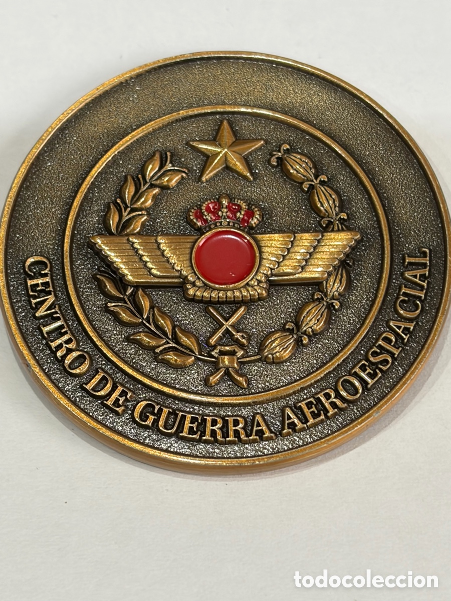 Militaria: Moneda / Medalla - Centro de Guerra Aeroespacial - General Director -
