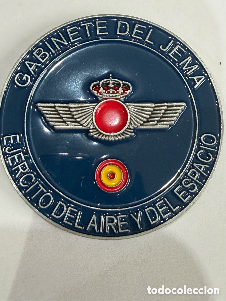 Militaria: Moneda / Medalla - Gabinete del JEMA - Ej&eacute;rcito del Aire y de Espacio - mide 5 cm