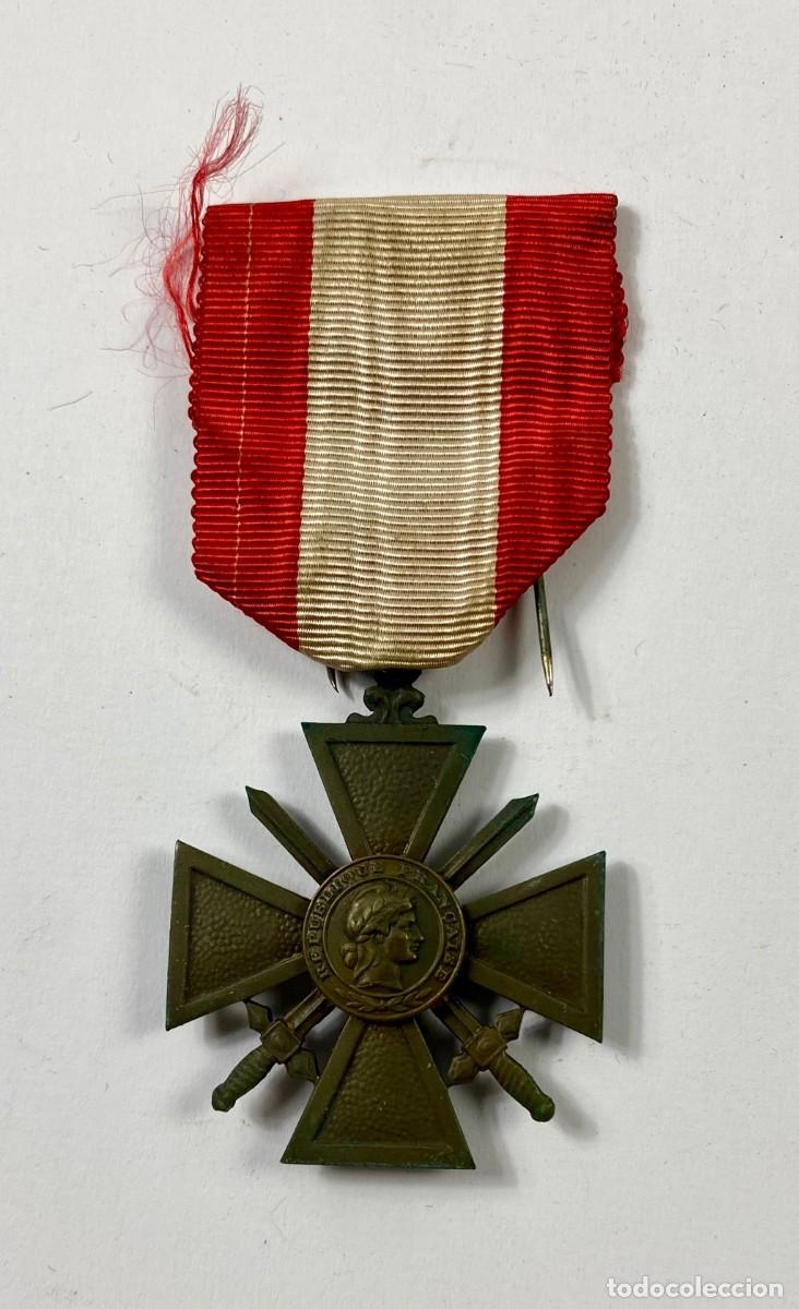 Militaria: Condecoraci&oacute;n Francia Cruz de Guerra para teatros de operaciones exteriores Croix de Guerre TOE 2