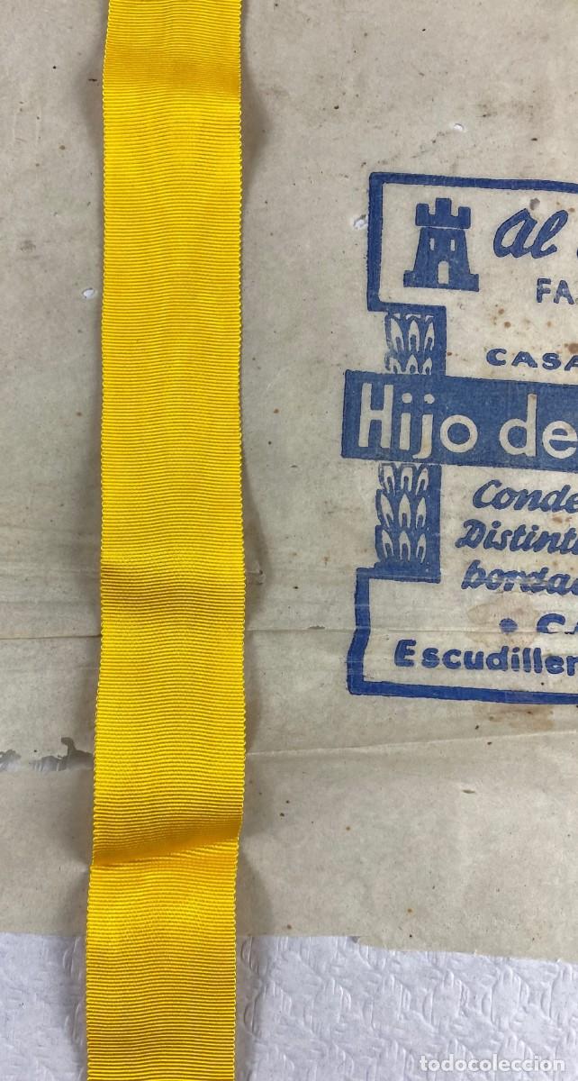 Militaria: CINTA DE CONDECORACI&Oacute;N COMERCIALIZADA EN ESPA&Ntilde;A POR CASTELLS ENTRE 1834 Y 1949 ORIGINAL REFERENCIA-1