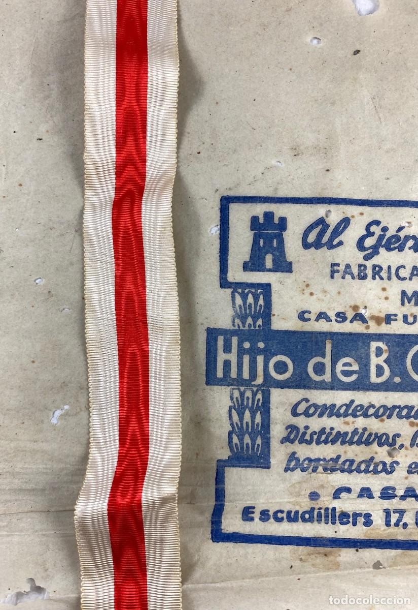 Militaria: CINTA DE CONDECORACI&Oacute;N COMERCIALIZADA EN ESPA&Ntilde;A POR CASTELLS ENTRE 1834 Y 1949 ORIGINAL REFERENCIA-2